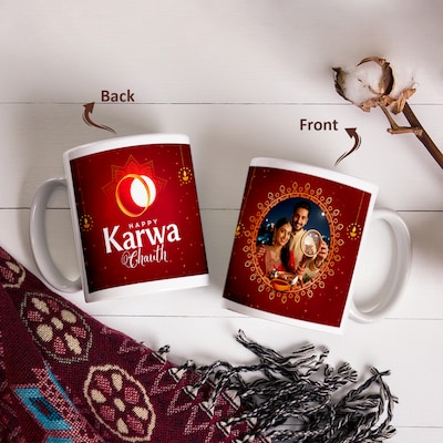 Personalized Love Moments Karwa Chauth Mug