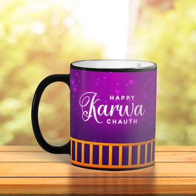 Personalized Karwa Chauth Magic Mug