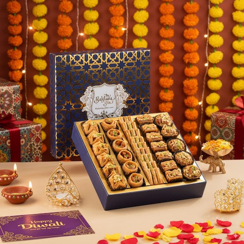 Buy Navy Imperial Assorted Festive Sweets Box 750gms