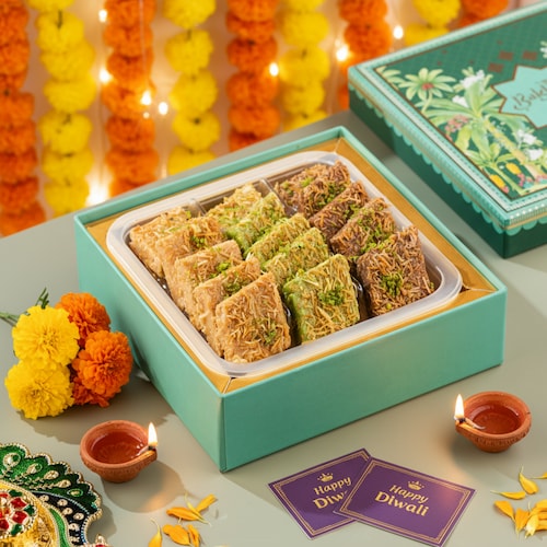 Buy Emerald Assorted Kunafa Barfi