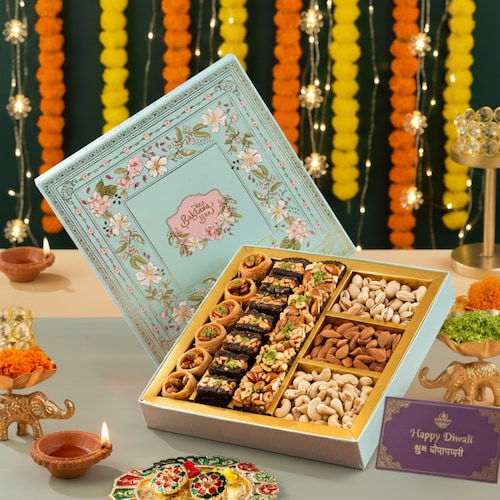 Buy Phool Assorted Baklava and Dryfruit Hamper Box