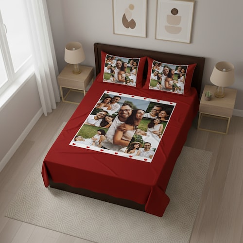 Buy Personalized Special Memories Family Bedsheet Set
