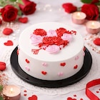 Rosy Romance Black Forest Cake