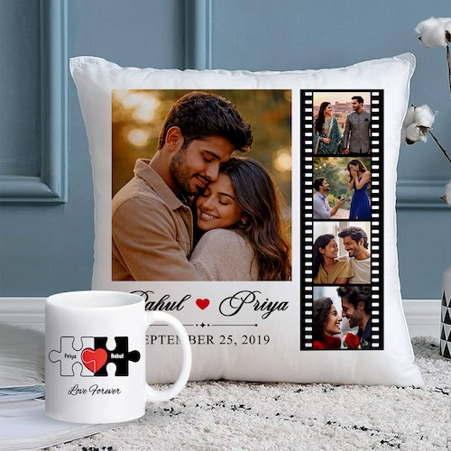 Buy Be My Valentine Cushion and Mug