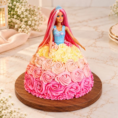 Rosy Rose Barbie Cake