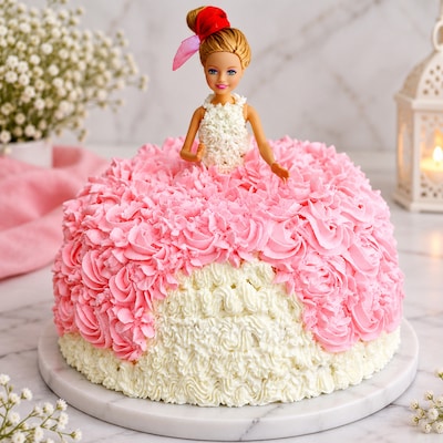 Barbie Doll  Cake