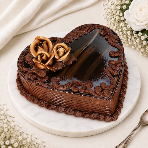 Buy Heart Shape Choco Truffle Cake