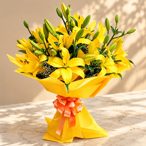 Buy A Bunch of Yellow Lilies