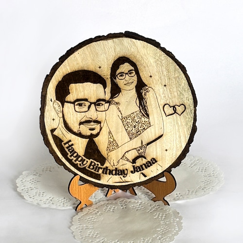 Buy Custom Engraved Wooden Photo Plank