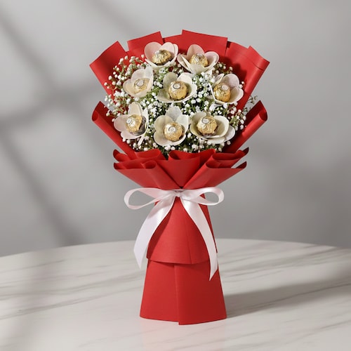 Buy 8 Ferrero Rocher Chocolate Bouquet