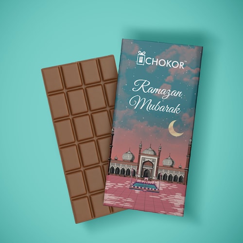 Buy Chokor Artisanal Ramazan Mubarak Chocolate Bar