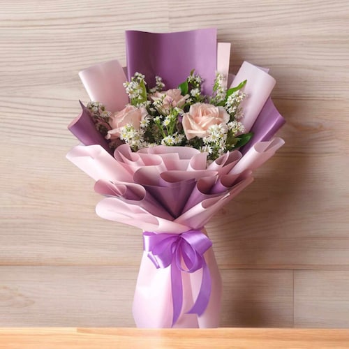 Buy Soft Pink Roses Bouquet