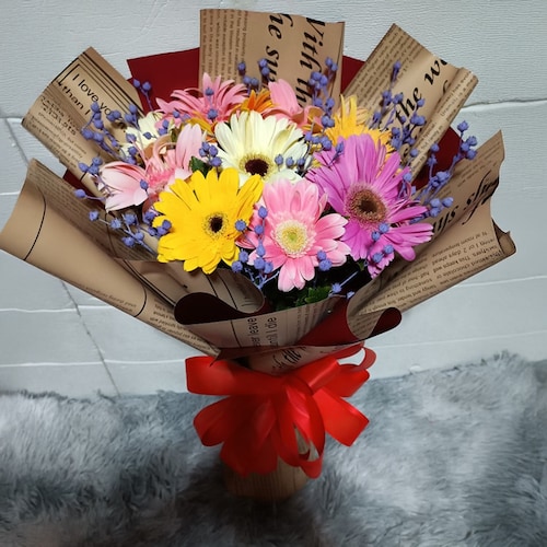 Buy Bunch of Mixed Colorful Gerberas