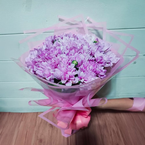 Buy Purple Mums Bouquet