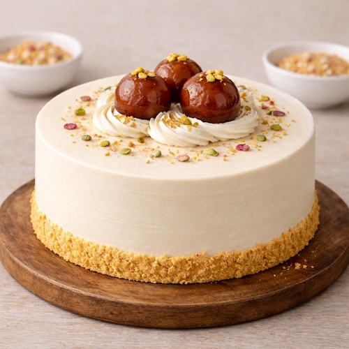 Buy Gulab Jamun Vanilla Bliss Cake