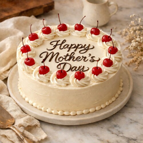 Buy Cherry Vanilla Mothers Day Cake