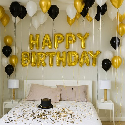 Surprise Birthday Balloon Room Delivery Kit