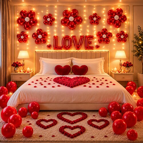 Buy Romantic Anniversary Surprise Room Decoration Kit
