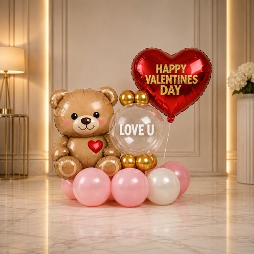 Buy Beary Sweet Valentines Day Balloon Decoration