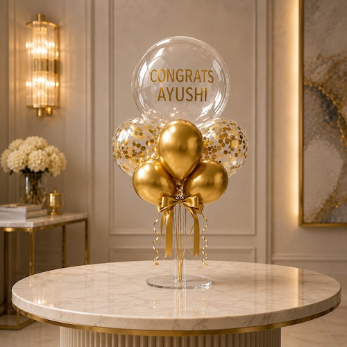Buy Congratulations Metallic Balloon Bouquet