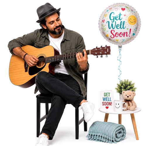 Buy Get well Soon Guitarist on Video Call