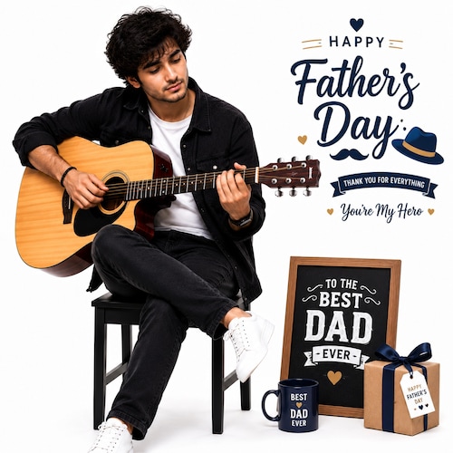 Buy Fathers Day Guitarist on Video Call