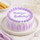 Floral Vanilla Cream Cake