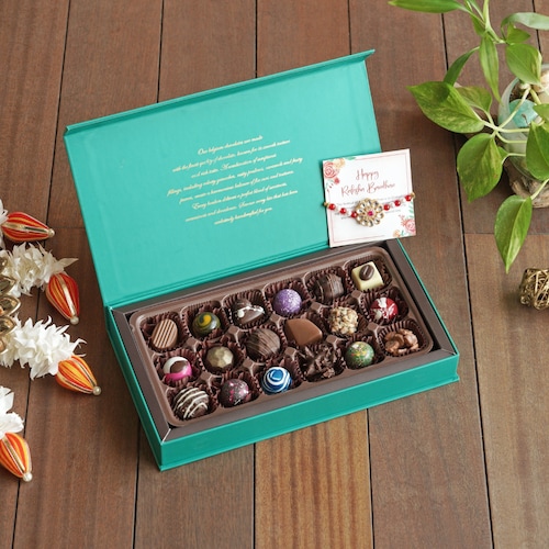 Buy Chocolate Elegance Rakhi Hamper
