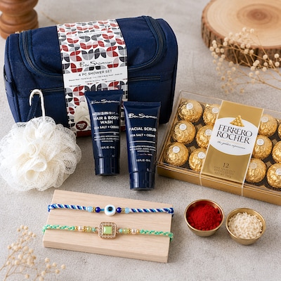 Ben Sherman Grooming Kit with Ferrero Rocher and Rakhi