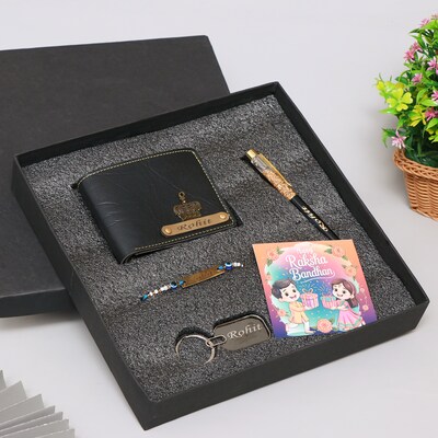 Executive Gift Set with Personalized Rakhi