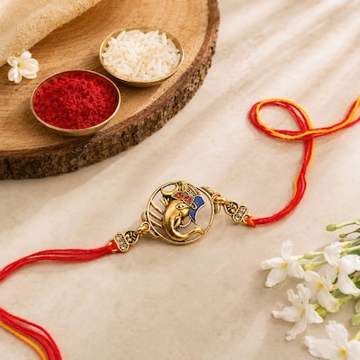 Sacred Designer Ganesha Rakhi