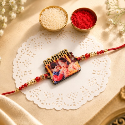 Brotherly Affection Personalized Rakhi