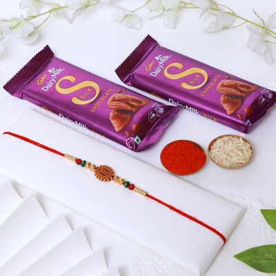 112184_Bro Rakhi with Dairy Milk Silk