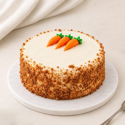 Scrumptious Carrot Cheese Cream Cake