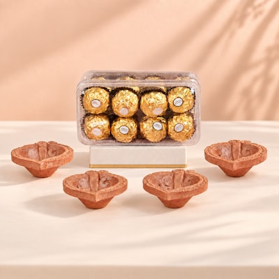 Ferrero Rocher with Diwali Diya Delights
