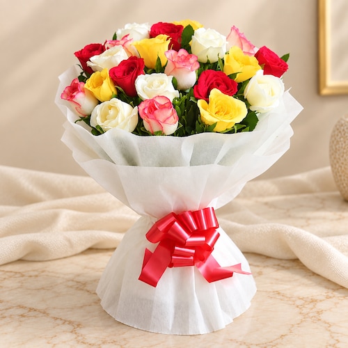 Buy Touch of Luxury Mix Roses Bouquet