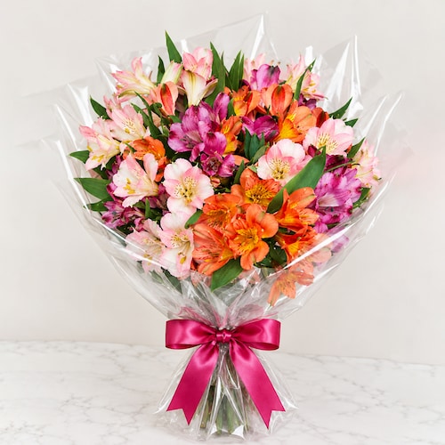 Buy Beautiful Alstroemeria Mix Flower Bunch