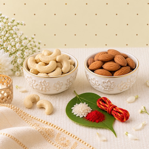 Buy Bhai Dooj Dry Fruit Delight with Roli Chawal