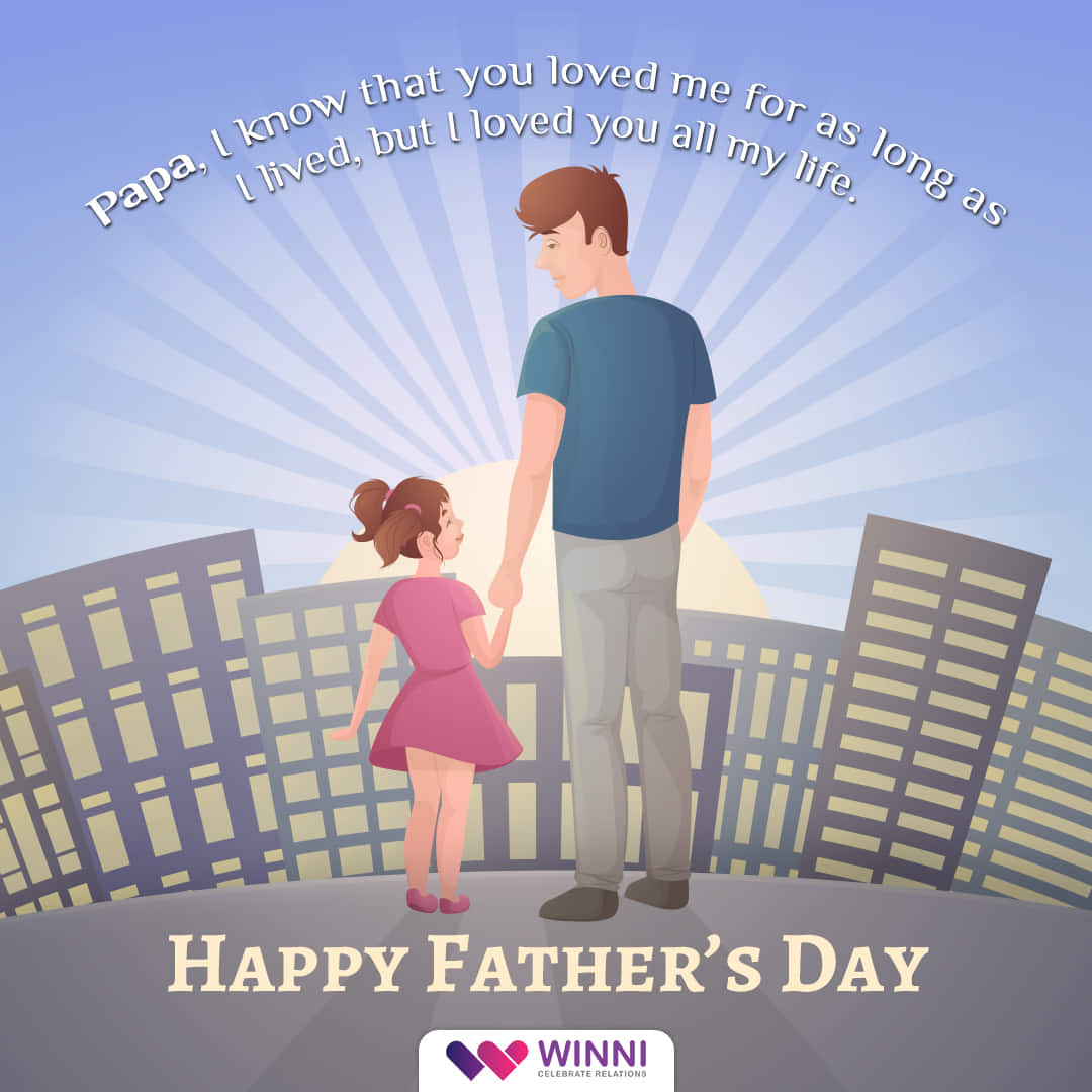 Happy Father's Day Greeting Wishes From Daughter/Son | Happy ...
