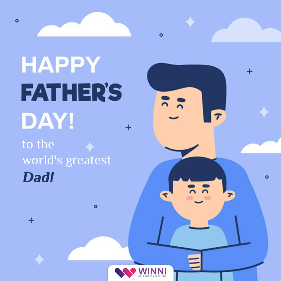 Happy Father's Day Greeting Wishes From Daughter/Son | Happy Father's ...