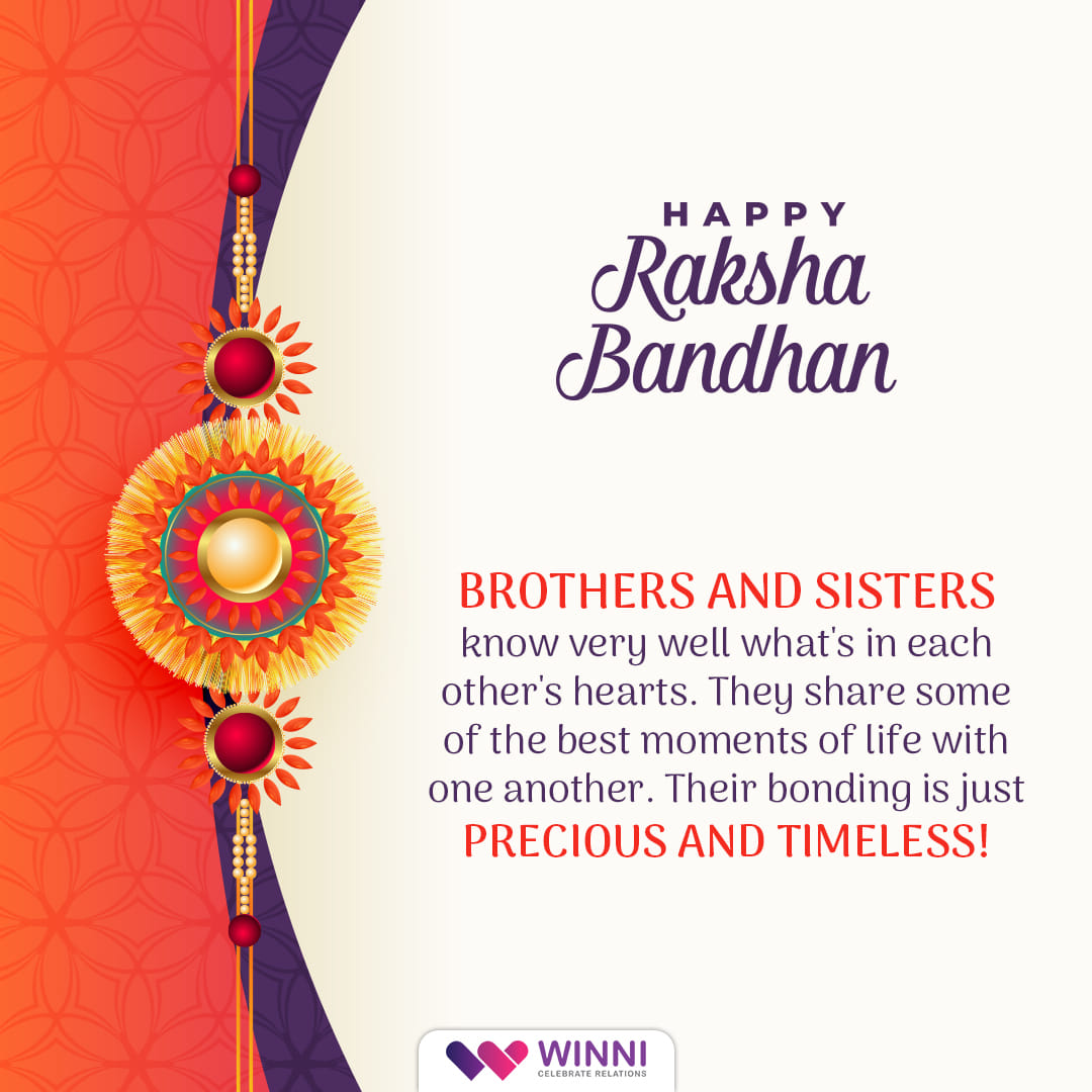 Happy Raksha Bandhan Quotes 2021 | Rakhi Wishes and Greetings | Winni