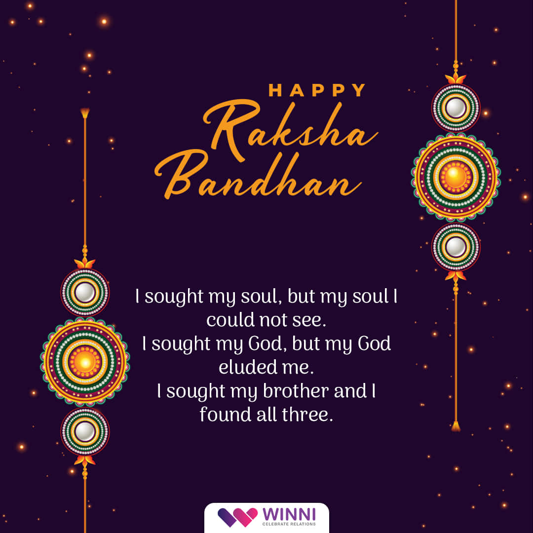 Happy Raksha Bandhan Quotes 2021 | Rakhi Wishes and Greetings | Winni